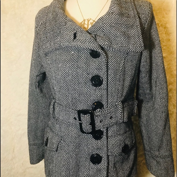 jennyfer Jackets & Blazers - Black and grey Peacoat